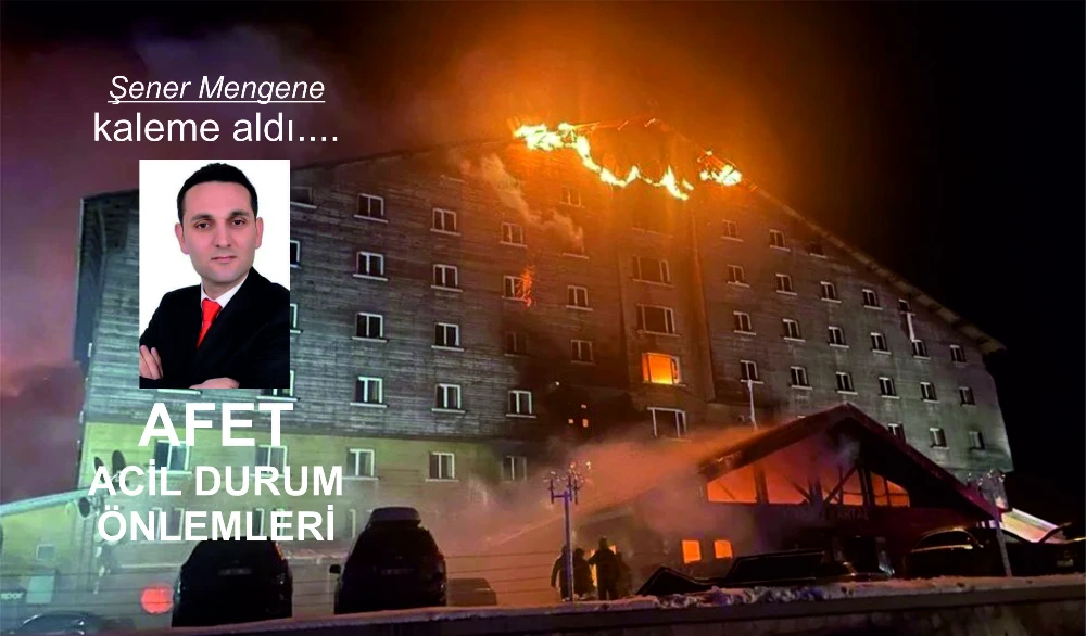 AFET ACİL DURUM ÖNLEMLERİ